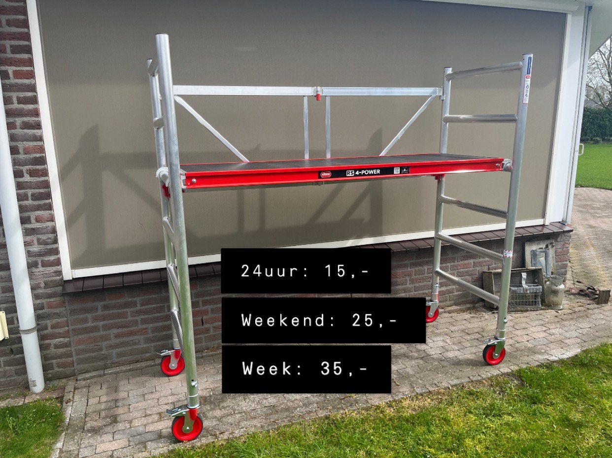 TE HUUR: Kamersteiger 180cm, Ophalen, Zo goed als nieuw, Rolsteiger of Kamersteiger