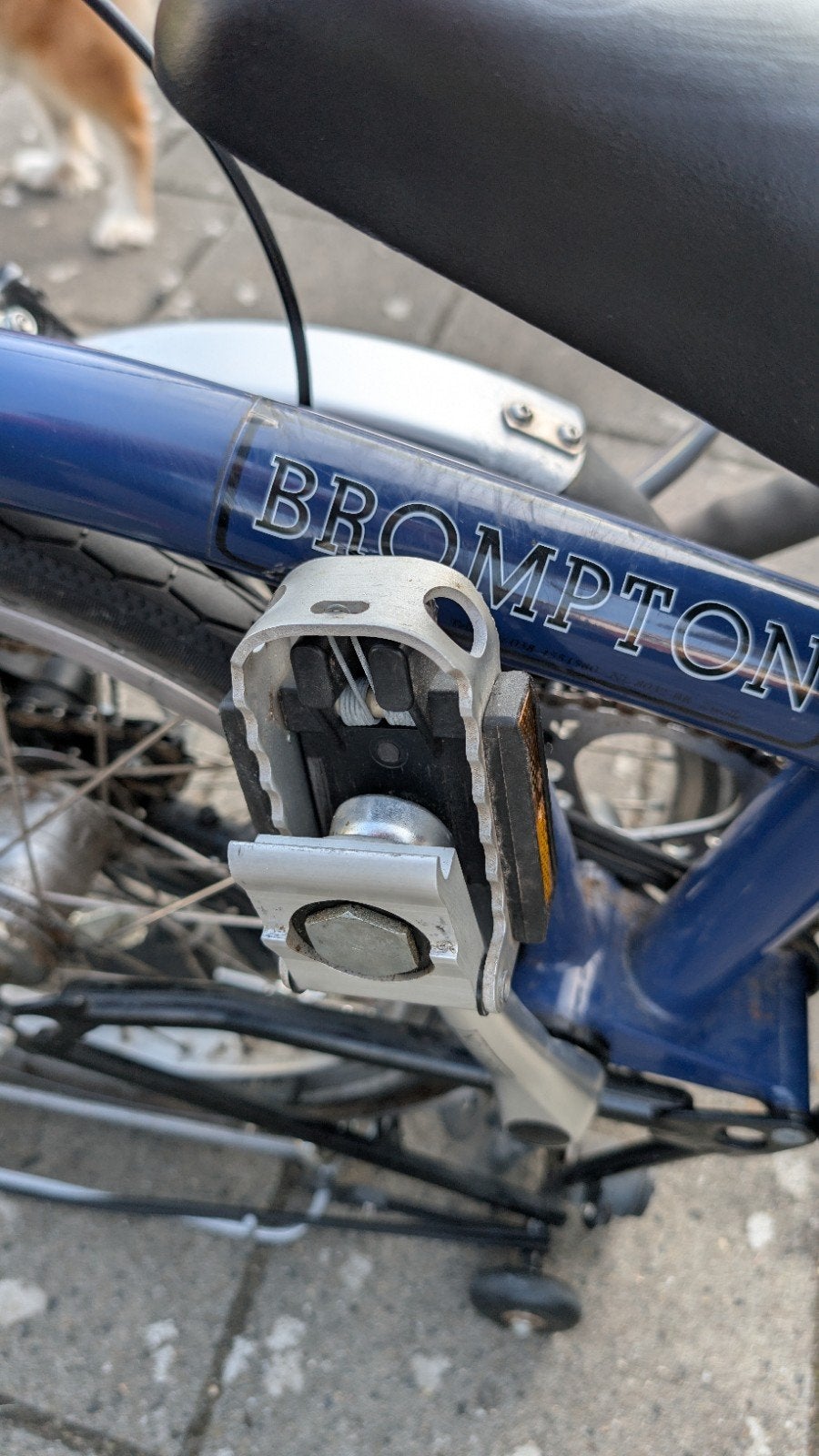 Foto 6 van Brompton vouwfiets - Recent onderhouden, nieuwe binnenbanden