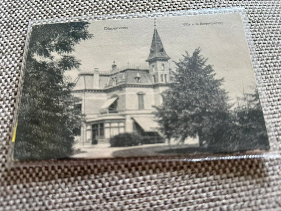 Diepenveen Villa van de Burgermeester, Verzamelen, Ansichtkaarten | Nederland, Ophalen of Verzenden, Voor 1920, Overijssel