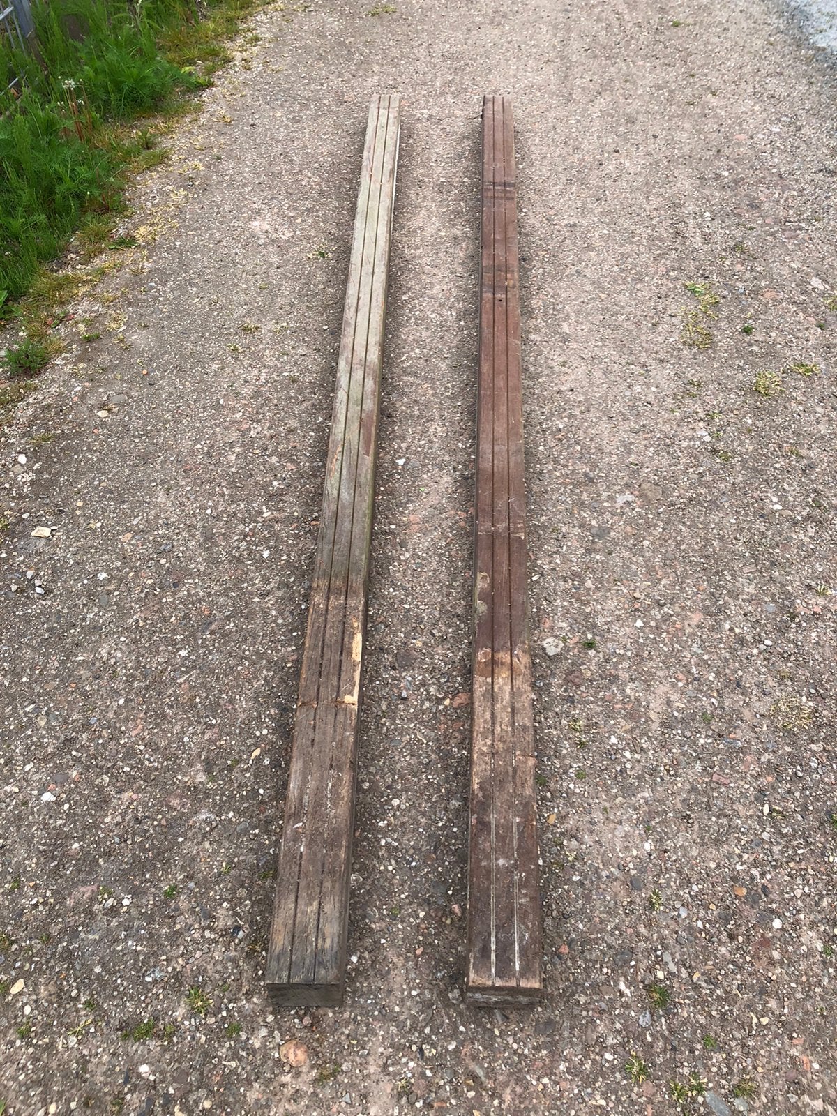 Hard houten palen, Ophalen, Gebruikt, 250 cm of meer, Palen