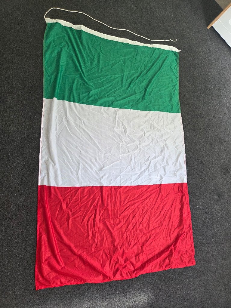 Vlag van Italië 100x150cm, Ophalen of Verzenden, Zo goed als nieuw