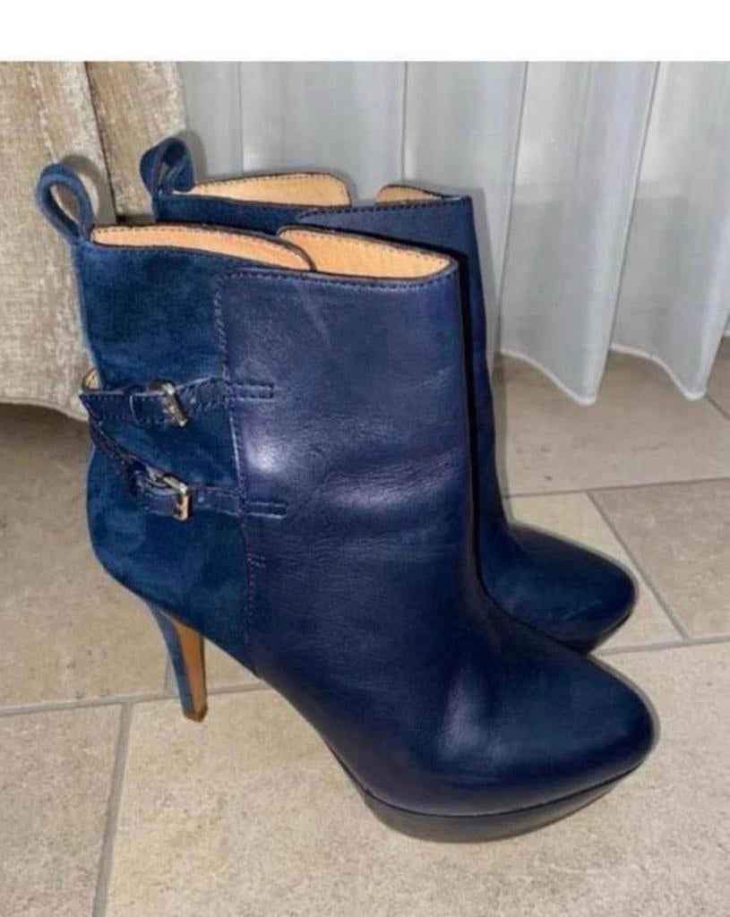 Zara blauwe laarzen maat 37, Ophalen of Verzenden, Blauw, Lage of Enkellaarzen
