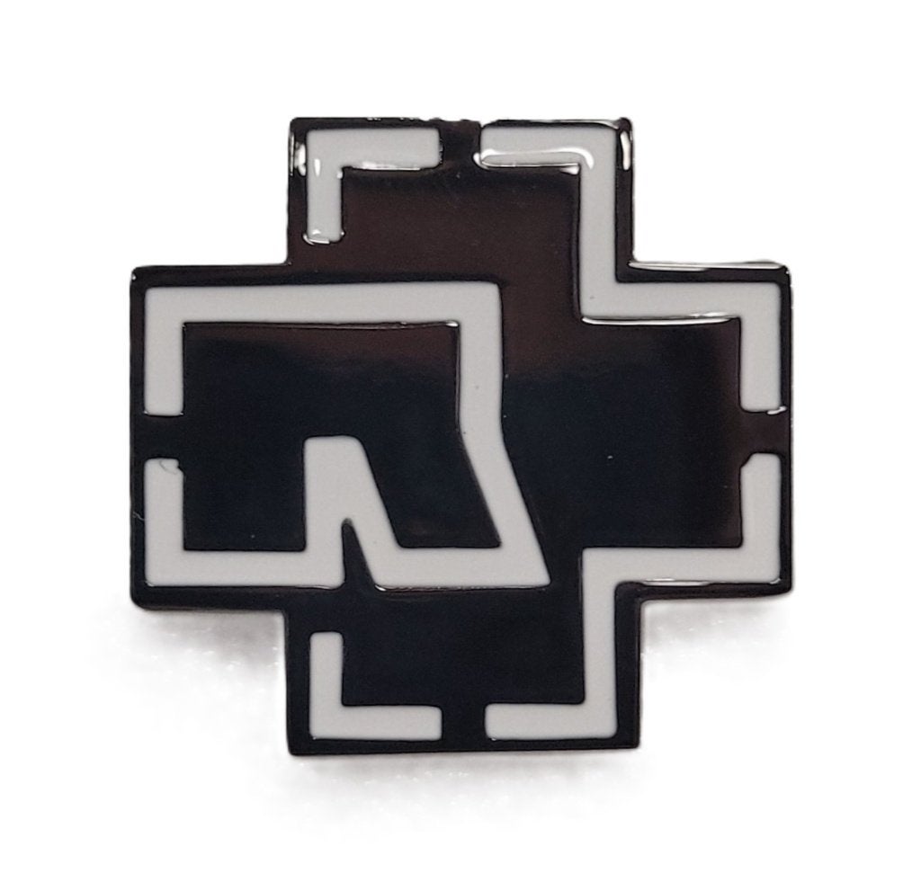 Rammstein logo zwart pin van metaal speldje speld, Verzamelen, Info@deconoord.nl, Deco Noord, Nieuw, Ophalen of Verzenden