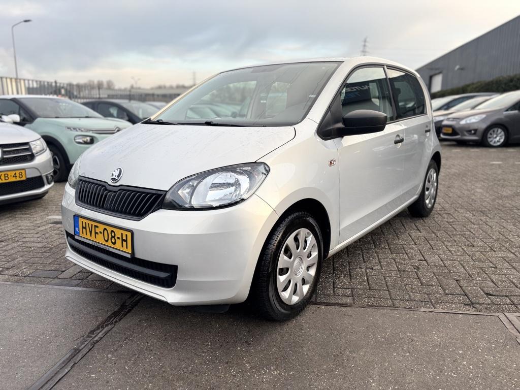 Skoda Citigo 1.0 Grt. Ambition AIRCO! (bj 2013), Auto's, Euro 5, Stof, Gebruikt, 4 stoelen