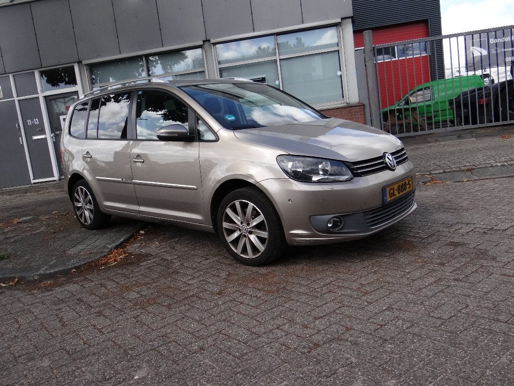 Volkswagen Touran 2.0 TDI/ 125KW/170 PK/ DSG AUTOMAAT /2012, Euro 5, 4 cilinders, Bruin, Alcantara