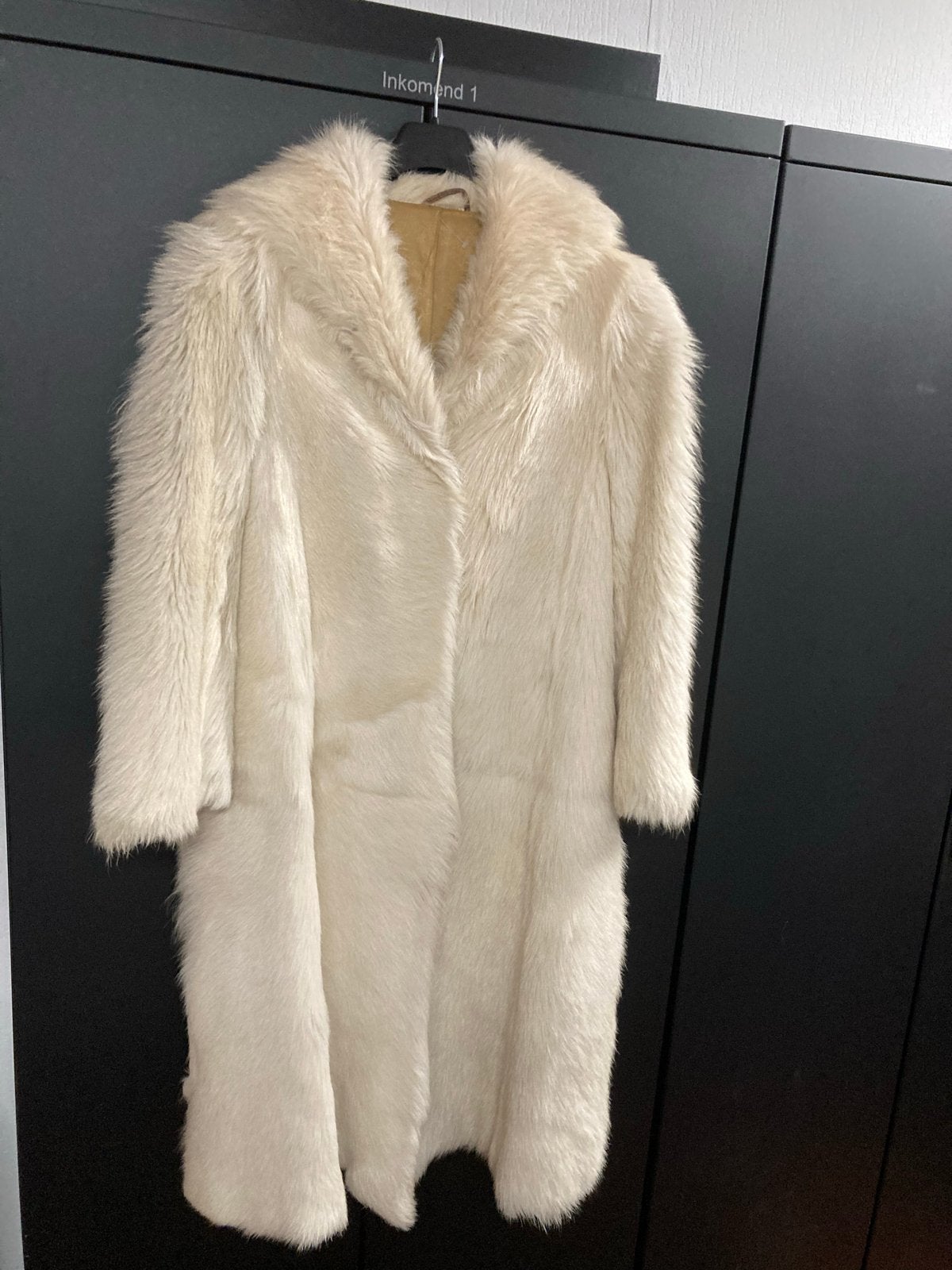 Witte bontjas van Himalayageit (Tibetgeit), Kleding | Dames, Wit, W, Maat 42/44 (L), Ophalen of Verzenden
