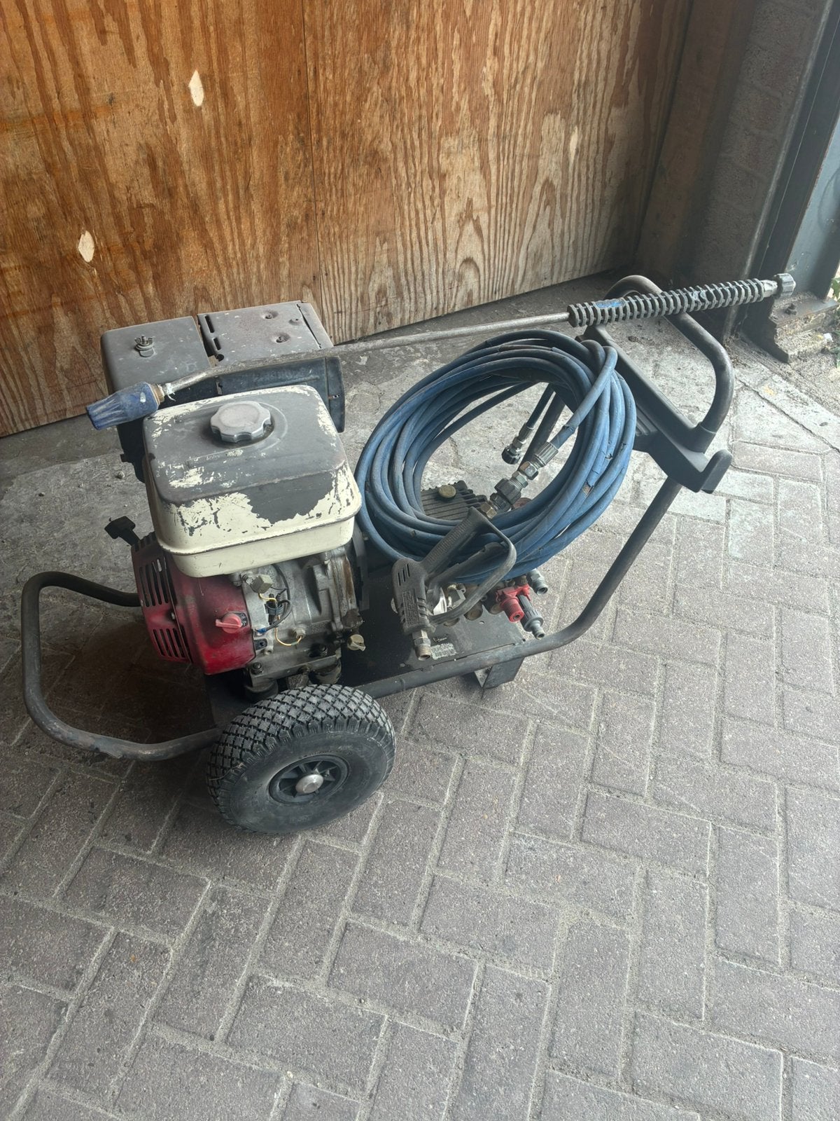 Dibo hogedrukreiniger, Ophalen, Gebruikt, Benzine, Met regelbare waterdruk