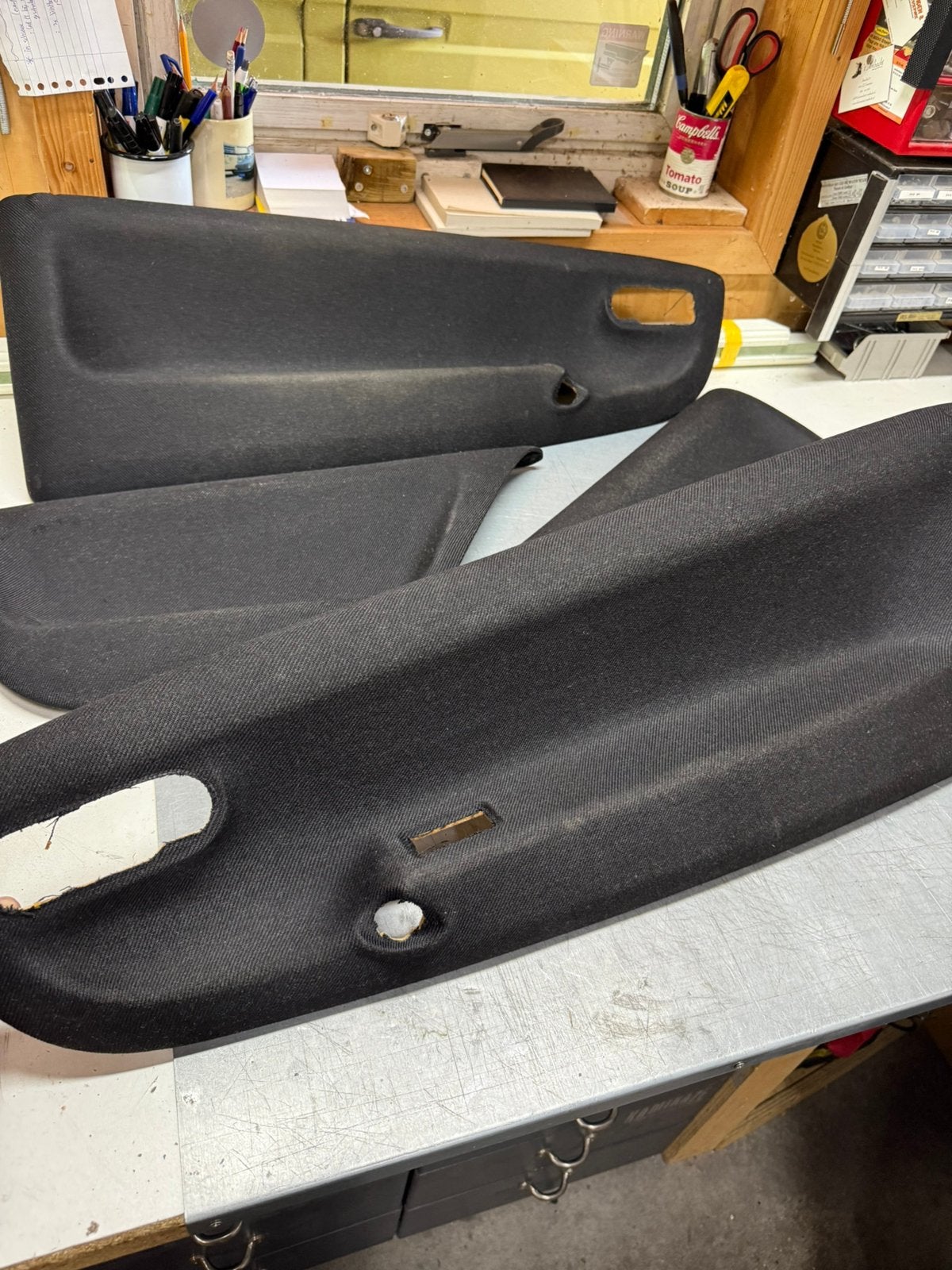 Deurpanelen Volkswagen Lupo zwart/antraciet, Auto-onderdelen, Interieur en Bekleding, Ophalen of Verzenden, Volkswagen