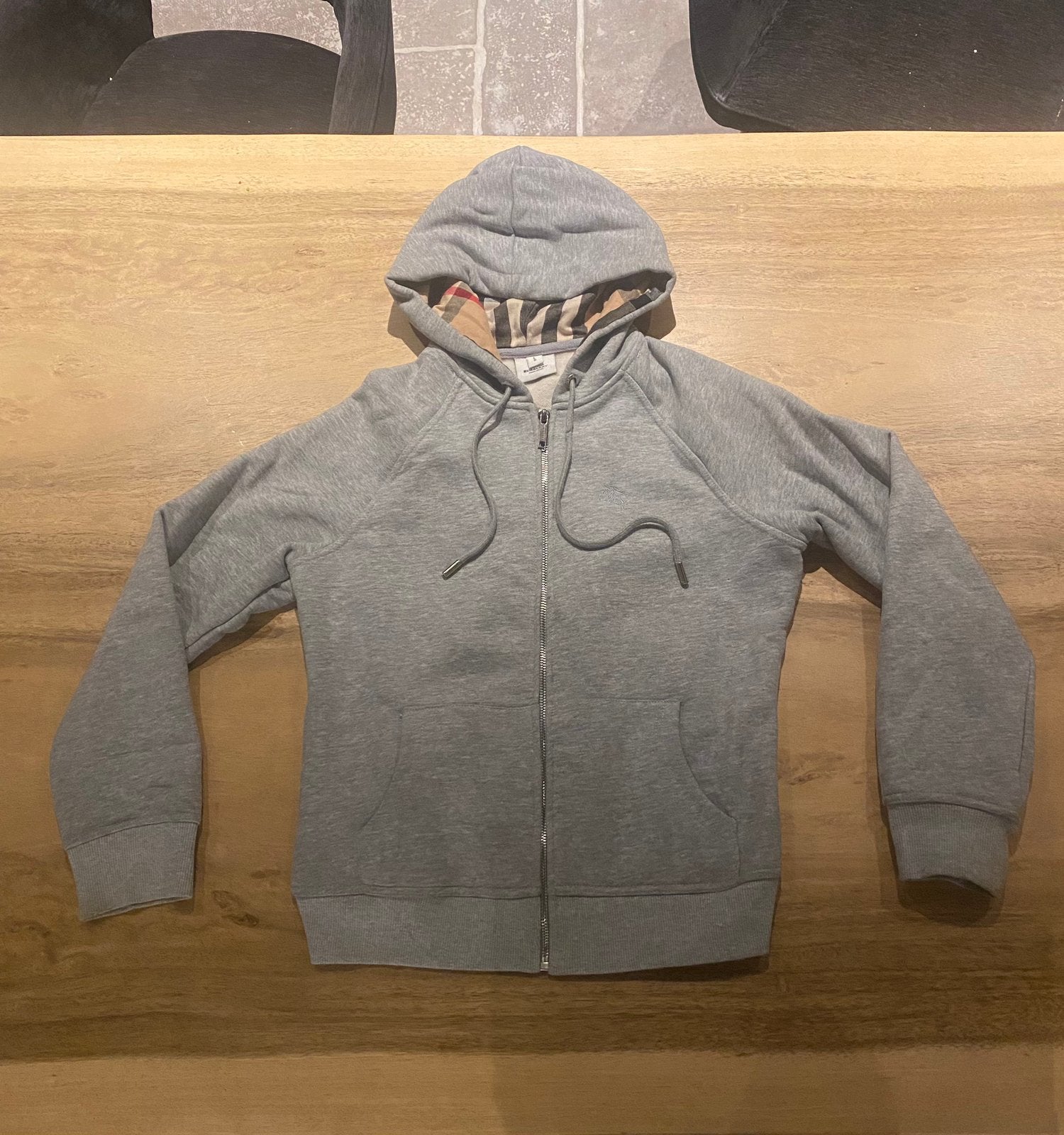 Burberry vest, Kleding | Heren, Truien en Vesten, Verzenden, Zo goed als nieuw, Maat 46 (S) of kleiner, Grijs