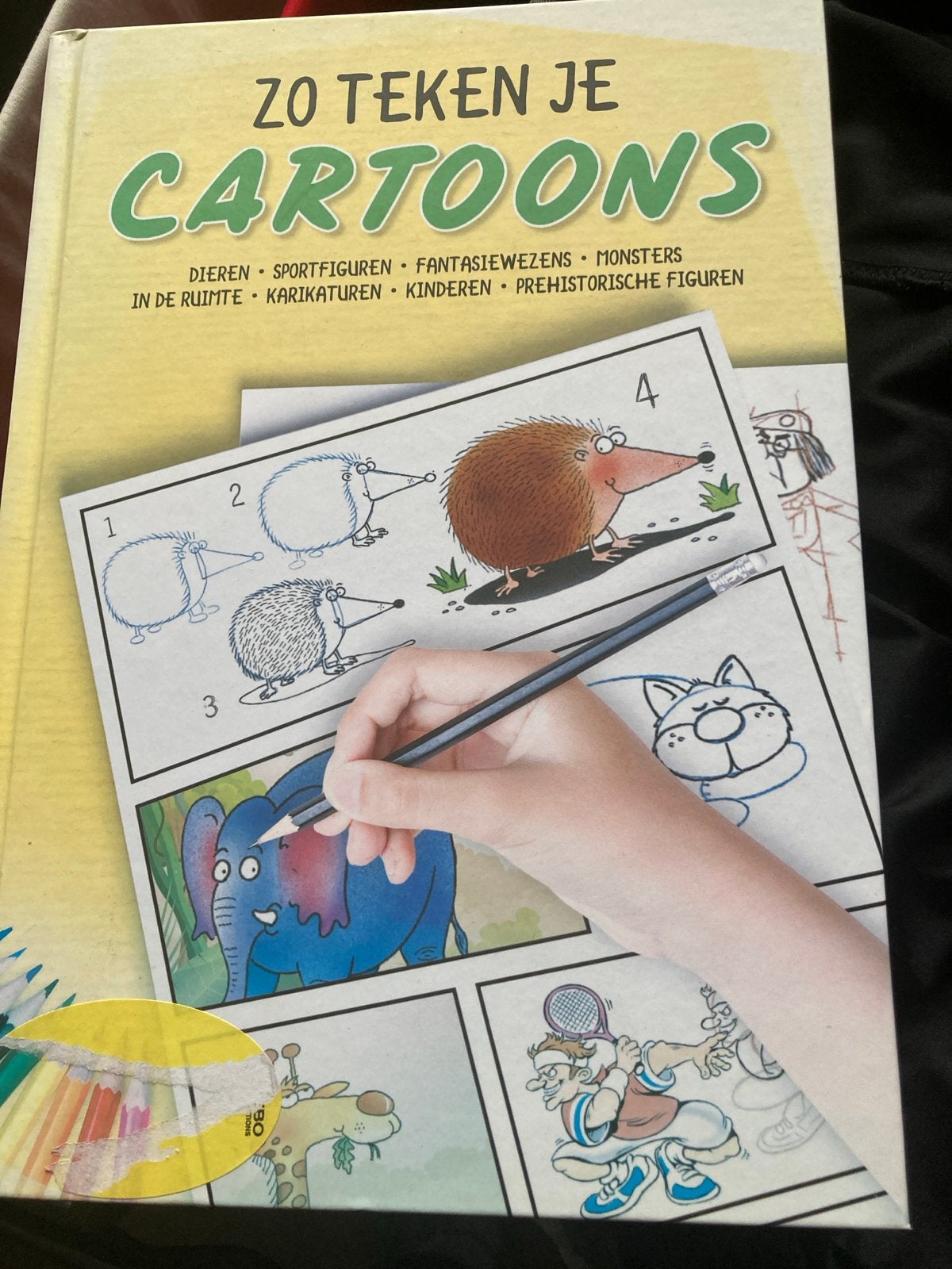 Zo Teken Je Cartoons - Dieren, Sportfiguren, Monsters, Ophalen of Verzenden, Nieuw, Boek of Gids
