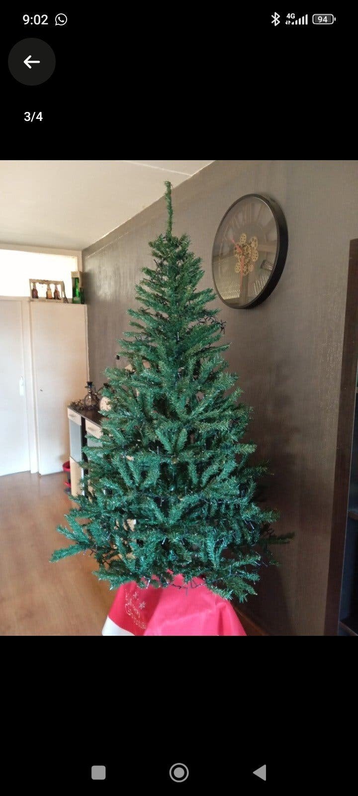 kerstboom 180 hoog, Diversen, Ophalen, Zo goed als nieuw