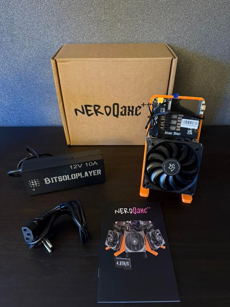 Bitaxe NerdQaxe ++ Rev 6.1 Solo Bitcoin BTC Miner 6TH, Computers en Software, Ophalen of Verzenden, Nieuw