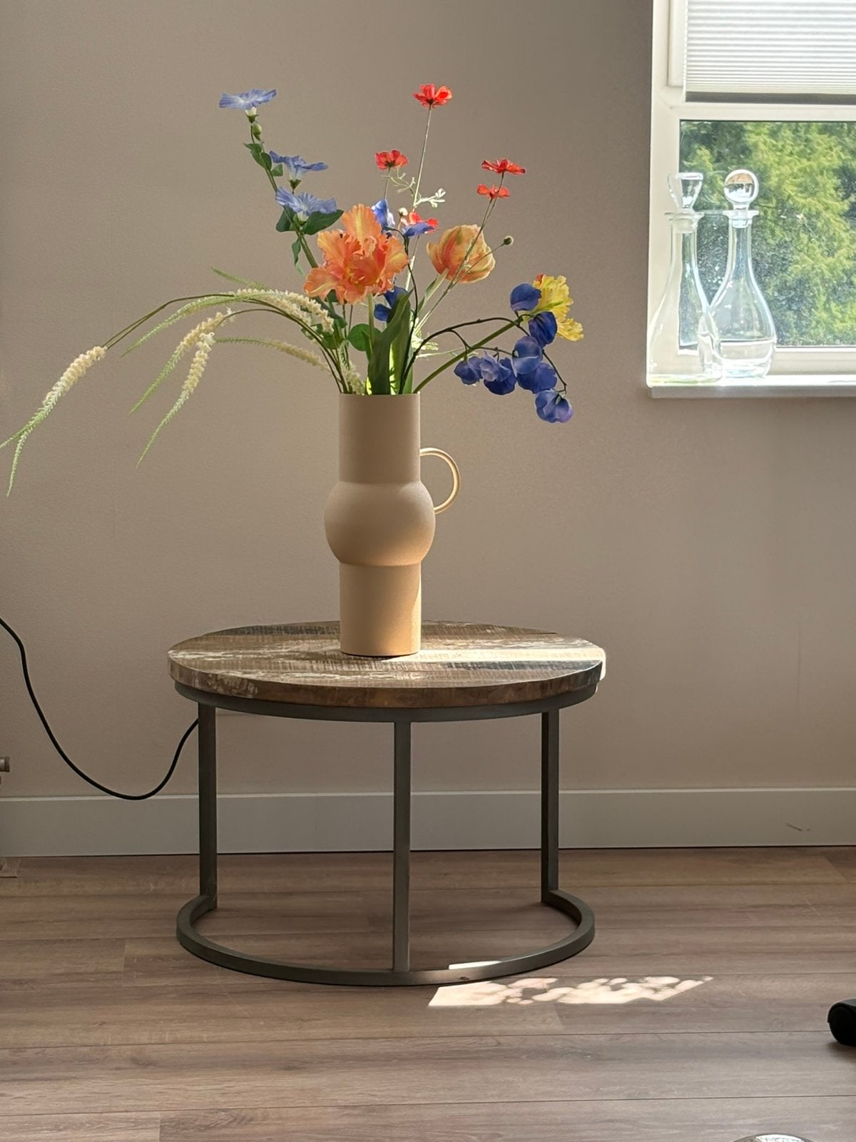 Salontafek, Ophalen, Minder dan 45 cm, Gebruikt, Rond