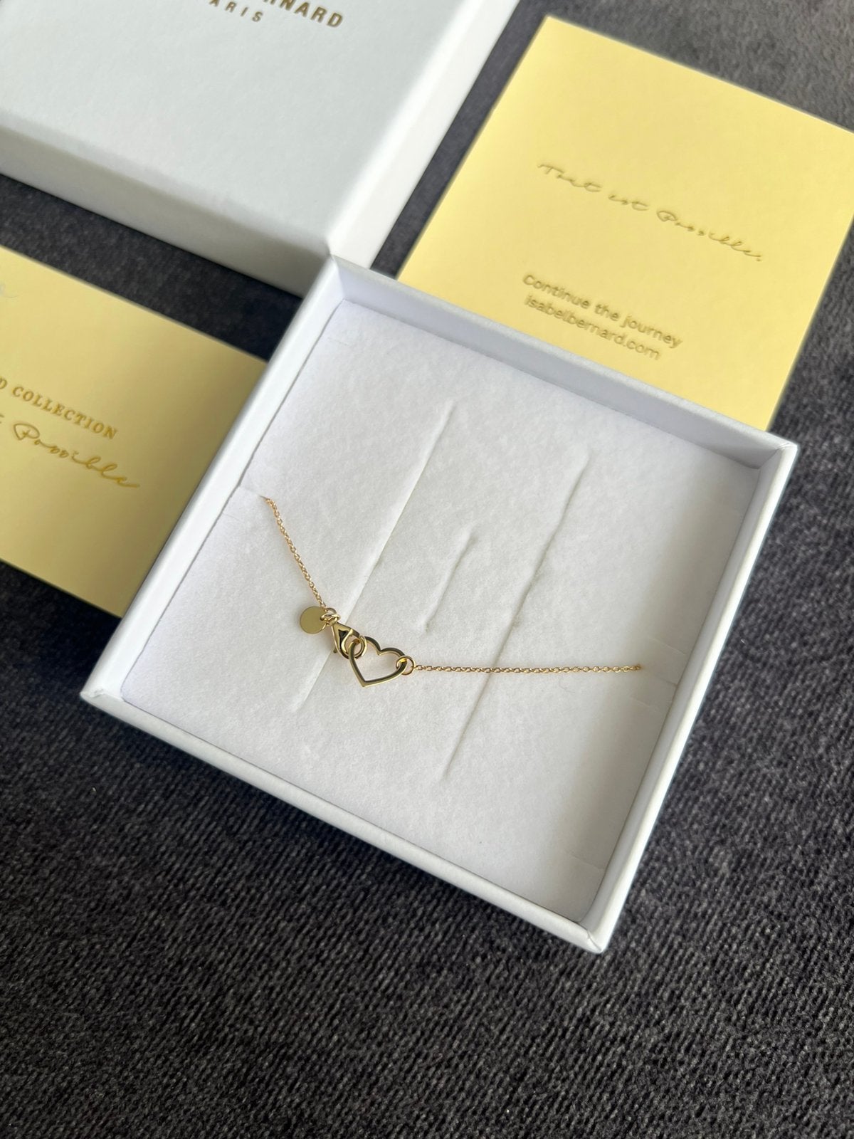 Isabel Bernard 14 karaat gouden armband met hart, Ophalen of Verzenden, Nieuw, Goud, Goud