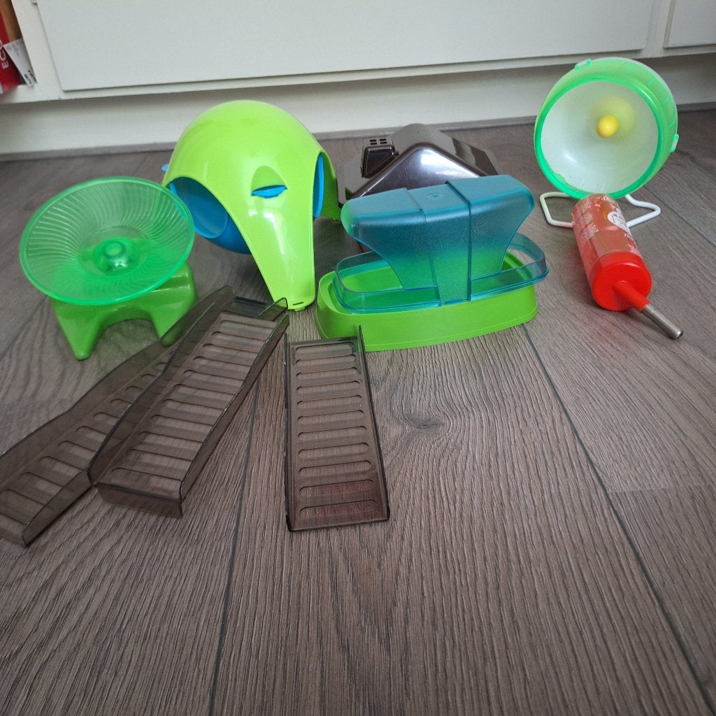 Uitbreidingspakket muizenhok inrichting, plastic, Ophalen of Verzenden, Gebruikt, Overige typen