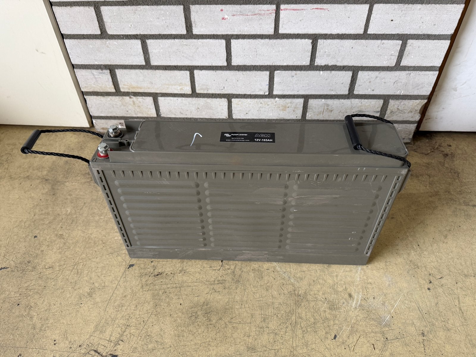Victron AGM ACCU  12volt 165ah battery telecom, Ophalen, Zo goed als nieuw