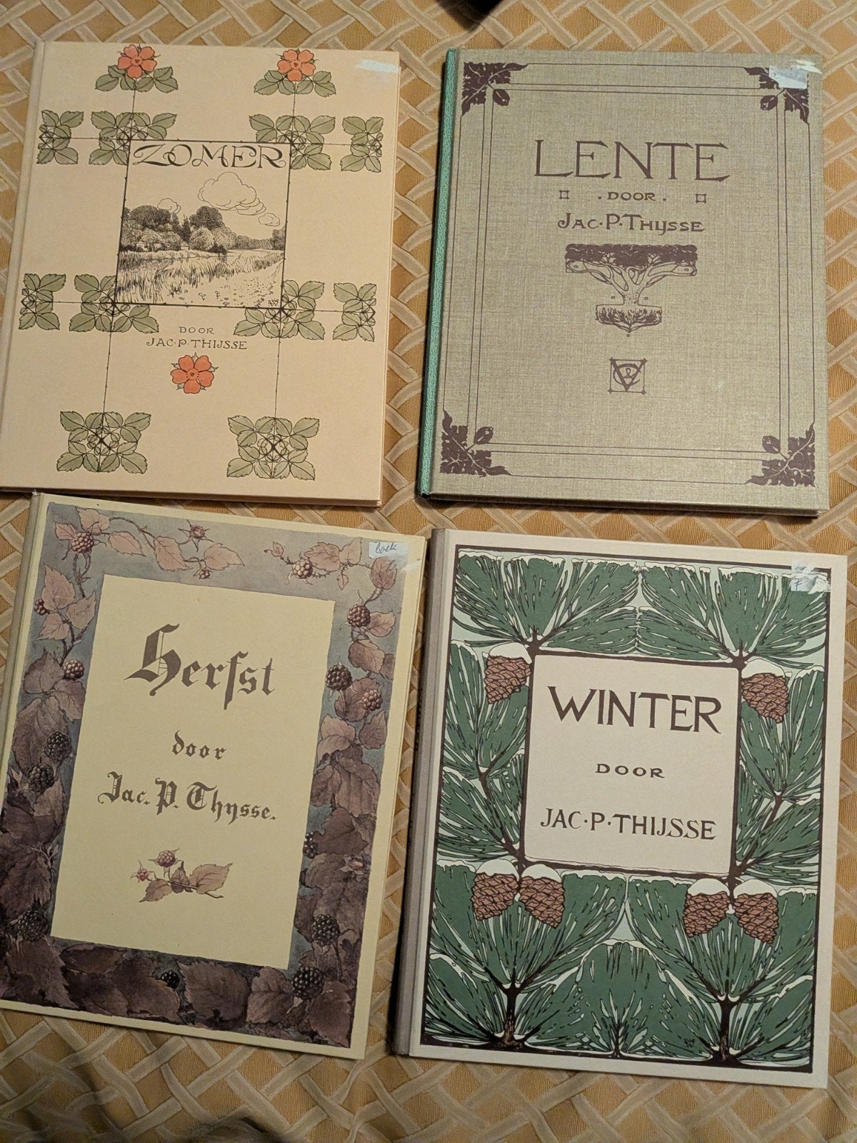 Jac. P. Thijsse - De Vier Jaargetijden (complete set), Ophalen of Verzenden, Zo goed als nieuw, Jac. P. Thijsse, Nederland