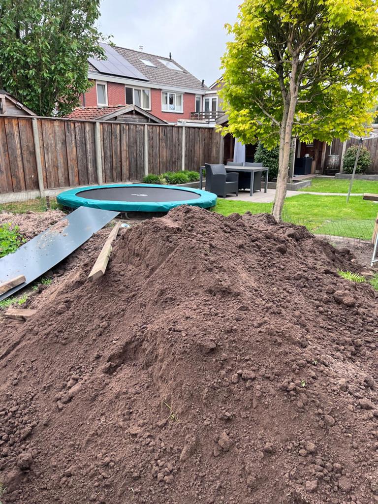 7M3 zwart zand/aarde/grond, Tuin en Terras, Zand, Ophalen, Overige typen