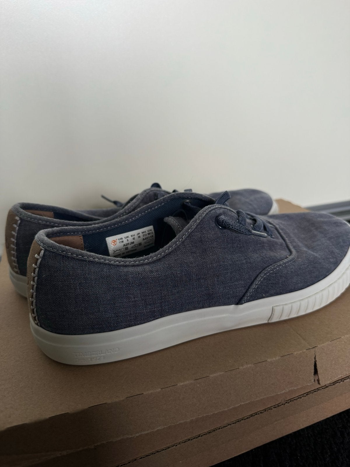 Timberland Sneakers - Maat 42 - Zo goed als nieuw, Kleding | Dames, Ophalen of Verzenden, Zo goed als nieuw, Blauw, Sneakers of Gympen