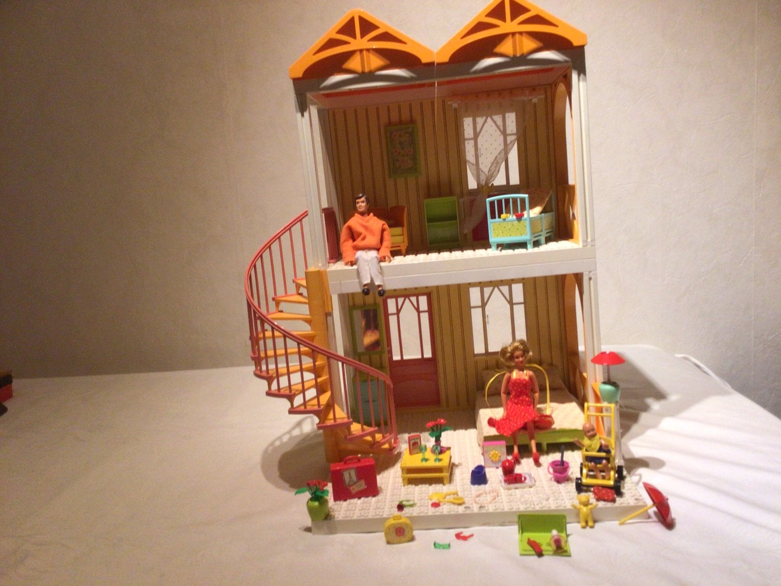 Huis met trap van scala lego, Ophalen, Zo goed als nieuw