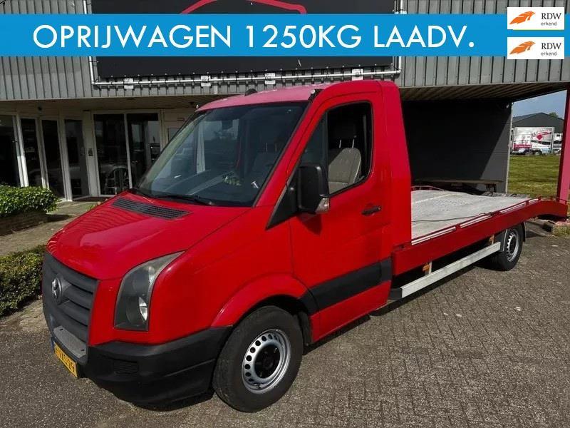 Volkswagen Crafter 2.5 TDI AIRCO/3 ZITS/LAADVER 1250kg Oprij, 13 km/l, Zwart, Volkswagen, Origineel Nederlands