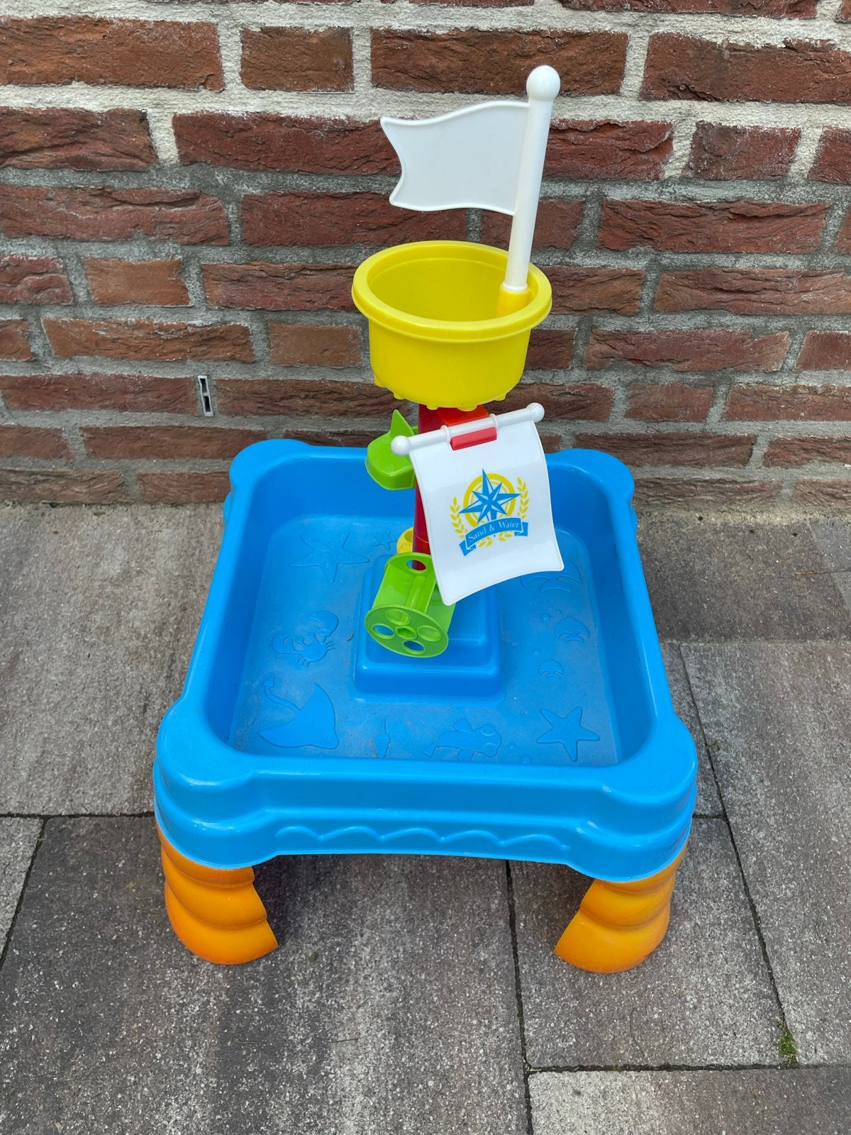 Water- en zandtafel voor kinderen, Ophalen, Gebruikt