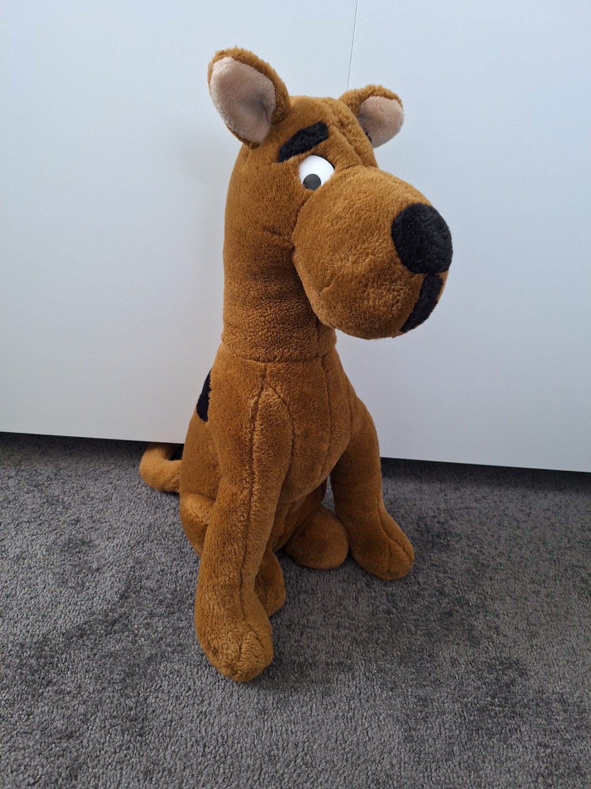 Grote Scooby Doo Knuffel - Zo goed als nieuw, Overige karakters, Zo goed als nieuw, Middelgroot (20 tot 80 cm), Bruin