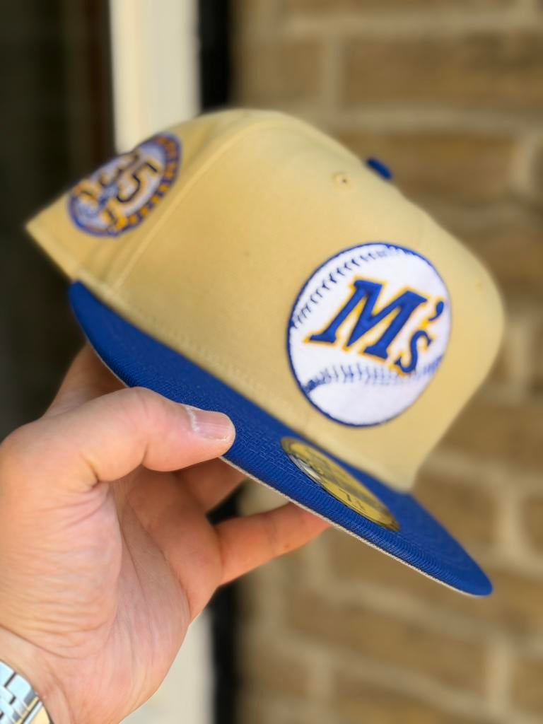 Two tone Seattle Mariners maat 7 3/8, Kleding | Heren, Ophalen of Verzenden, Nieuw, 58 of 59 cm (L, 7¼ of ⅜ inch), Pet