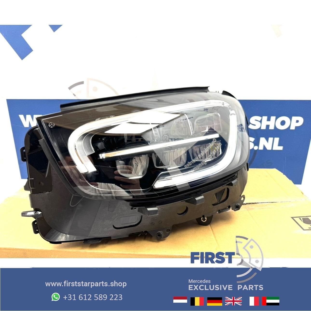 W253 KOPLAMP LINKS FACELIFT GLC A2539068101 HP LED C253 Merc, Gebruikt, -, Ophalen of Verzenden, -