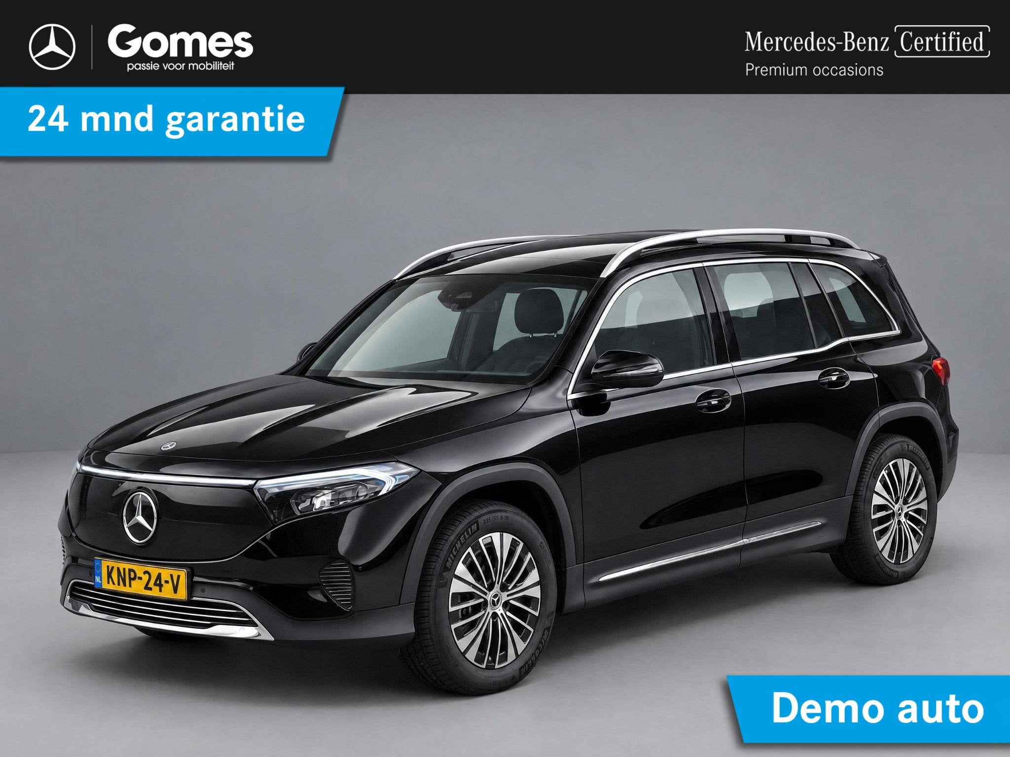 Mercedes-Benz EQB 250+ Business Solution Luxury 71 kWh | Pan, Auto's, Automatische klimaatregeling, 2005 kg, 445 min, Leder en Stof