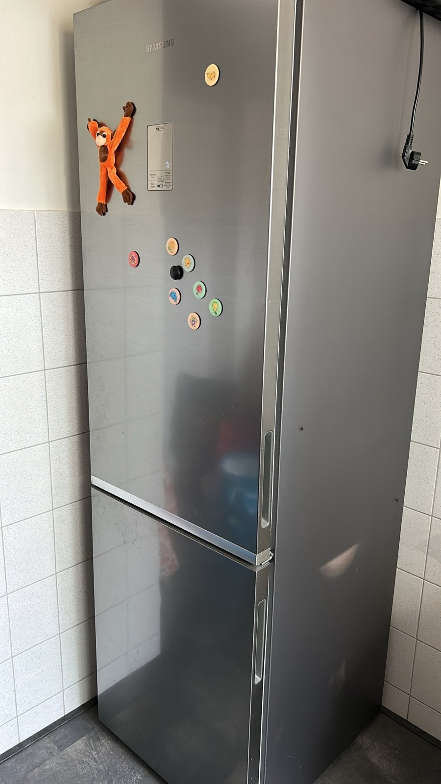 Samsung Koel-vriescombinatie met No Frost, Ophalen, Gebruikt, 200 liter of meer, 60 cm of meer