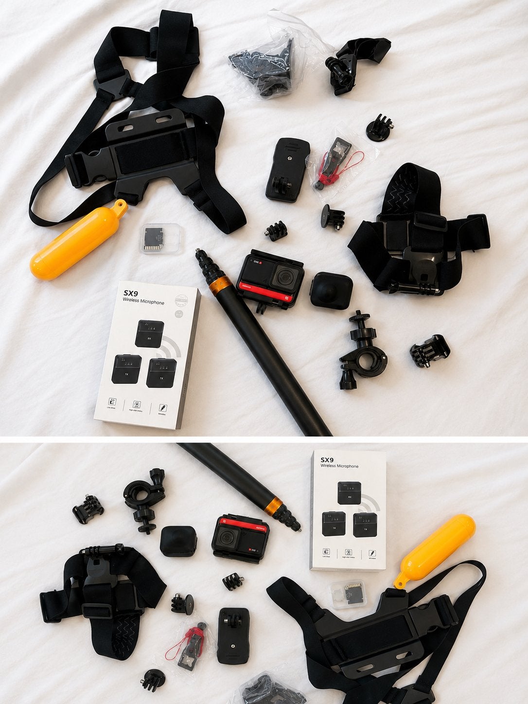 Insta360 ONE R actiecamera met accessoires en microfoon, Ophalen, Zo goed als nieuw, Overige merken