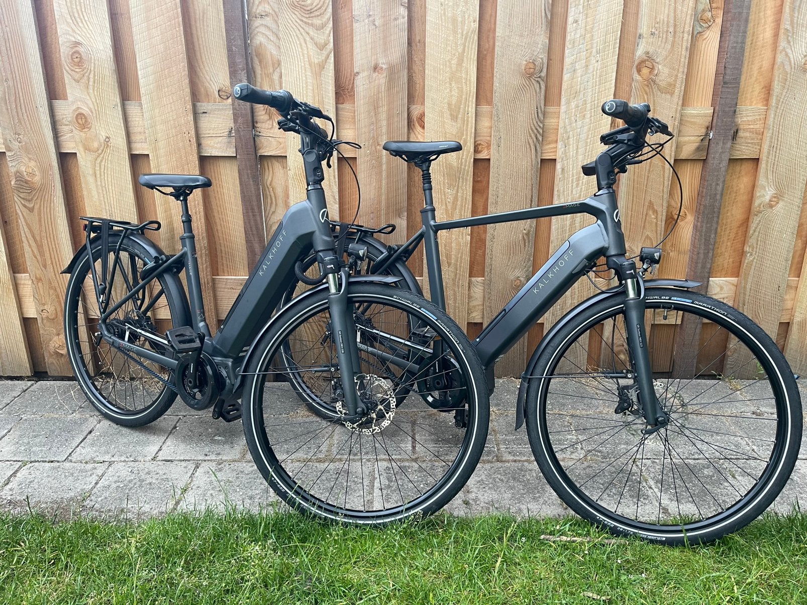 Kalkhoff Image 5.S Advance belt dames + herenfiets ebike, Gebruikt, 50 km per accu of meer, 55 tot 59 cm, Ophalen