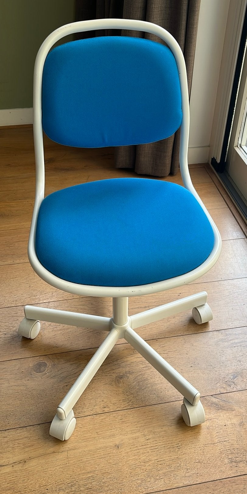 Kinder Bureaustoel ÖRFJÄLL  blauw, Ophalen of Verzenden, Zo goed als nieuw, Blauw