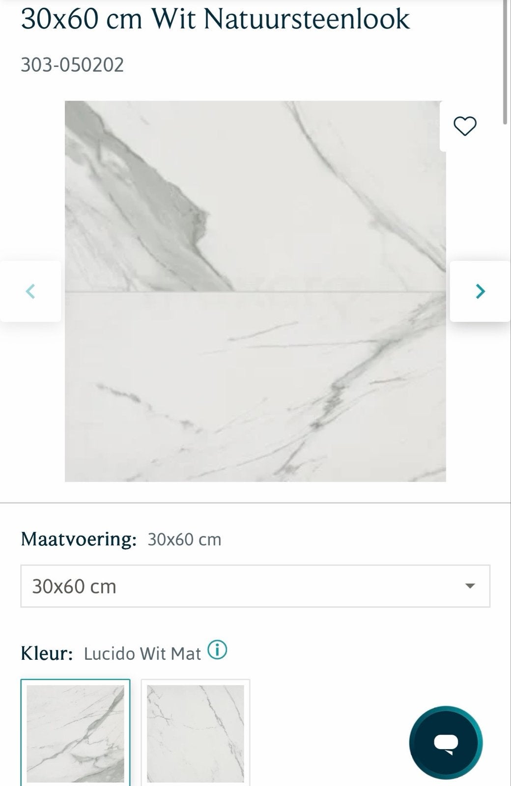 Maxaro lucido witte tegel marmerlook, Nieuw, Ophalen of Verzenden, 20 tot 40 cm, Minder dan 5 m²