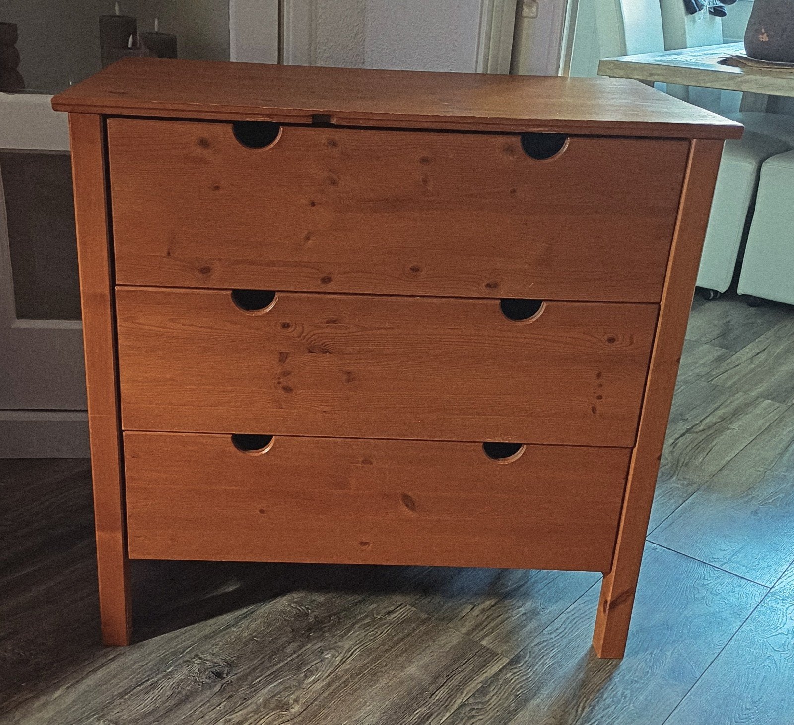Mooie stevige grenen ladenkast/ladekast/kast, Huis en Inrichting, Kasten | Ladekasten, 3 of 4 laden, Minder dan 100 cm, 25 tot 50 cm