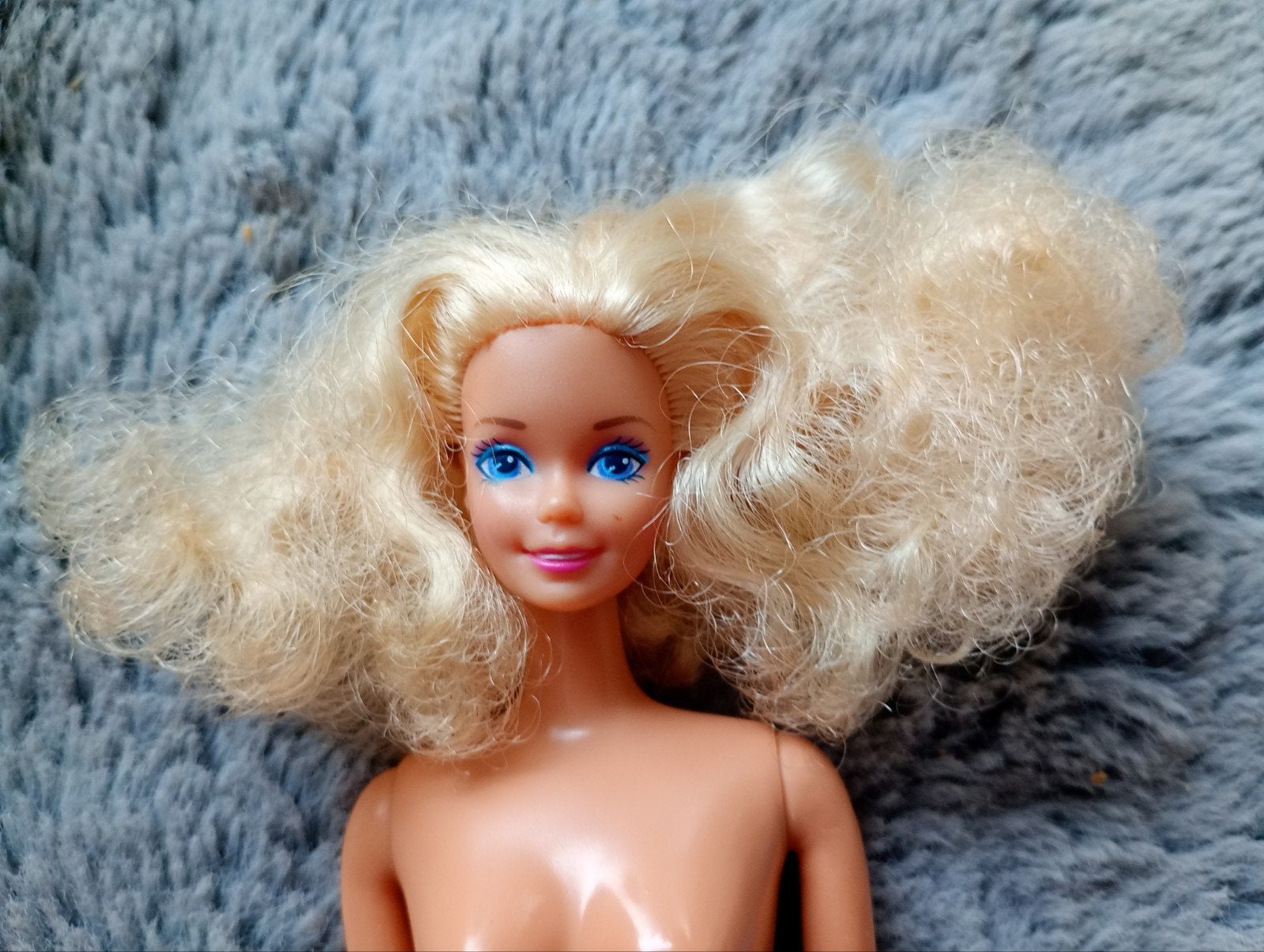 Vintage Barbie pop 1966 Mattel China, Ophalen of Verzenden, Gebruikt, Barbie