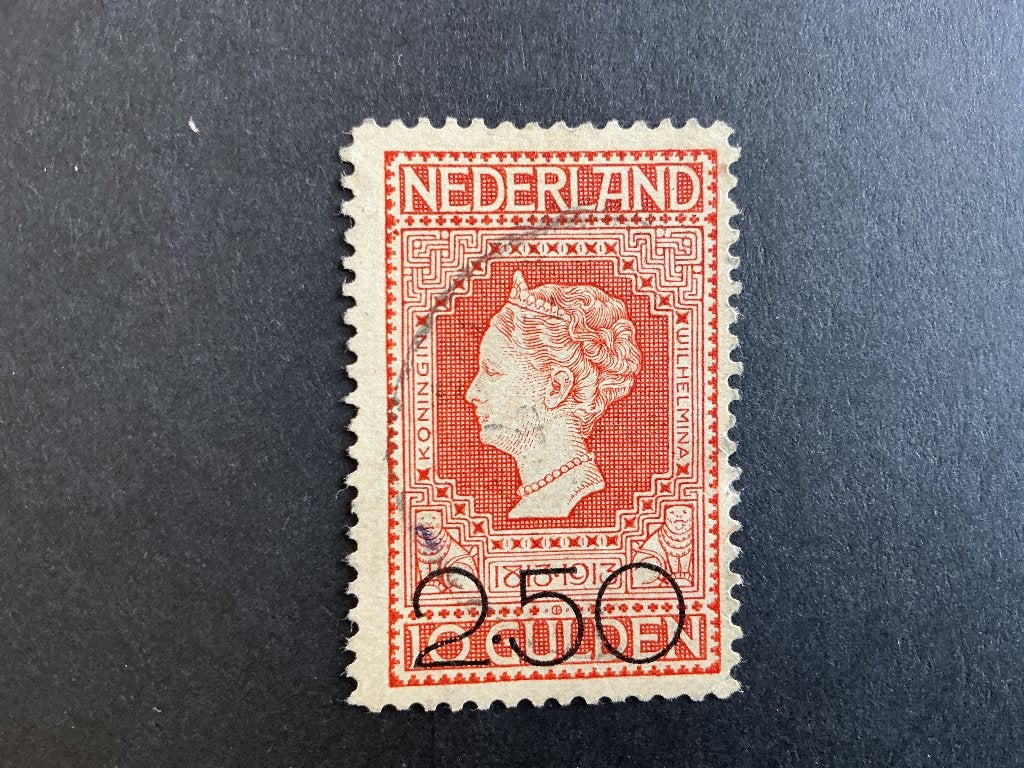 105 met plaatfoutje, Verzenden, T/m 1940, Gestempeld
