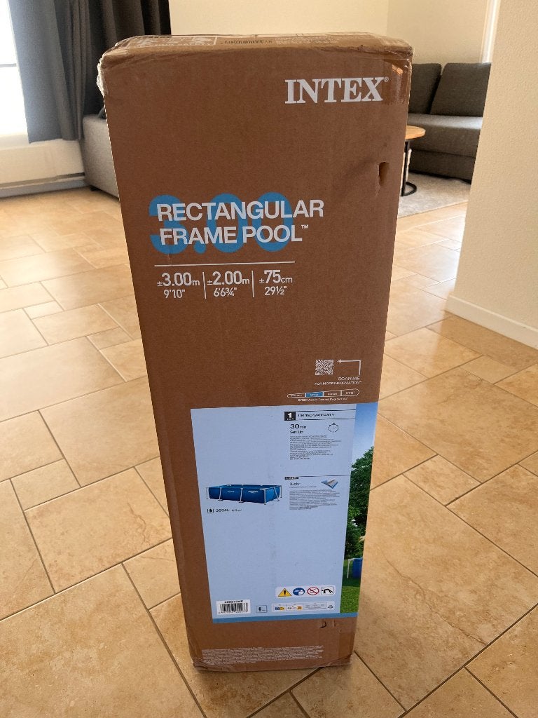 Zwembad, Tuin en Terras, Zwembaden, Ophalen, Minder dan 80 cm, Nieuw, Minder dan 200 cm