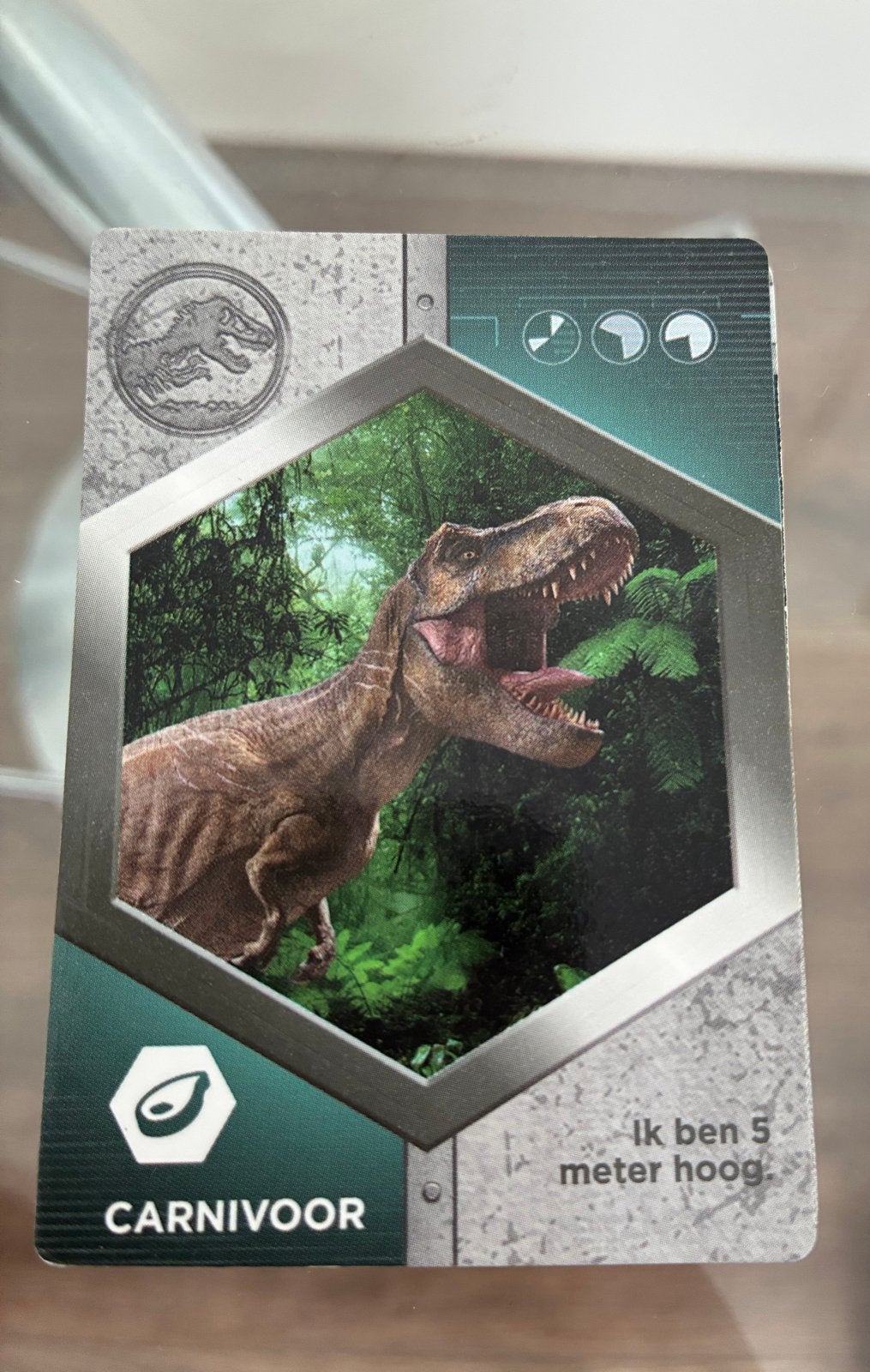 Stapeltje Jurassic Park trading cards, Ophalen, Gebruikt