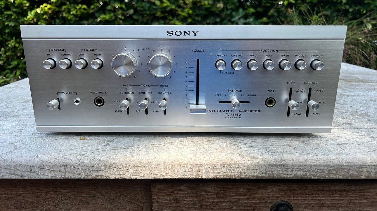 Sony TA-1150 integrated amplifier, Ophalen, Refurbished, Sony straat TA -1150, Sony