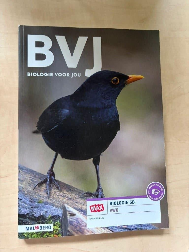 Biologie voor jou 5B *NIET GEBRUIKT*, Boeken, Schoolboeken, VWO, Malmberg, Biologie, Nieuw
