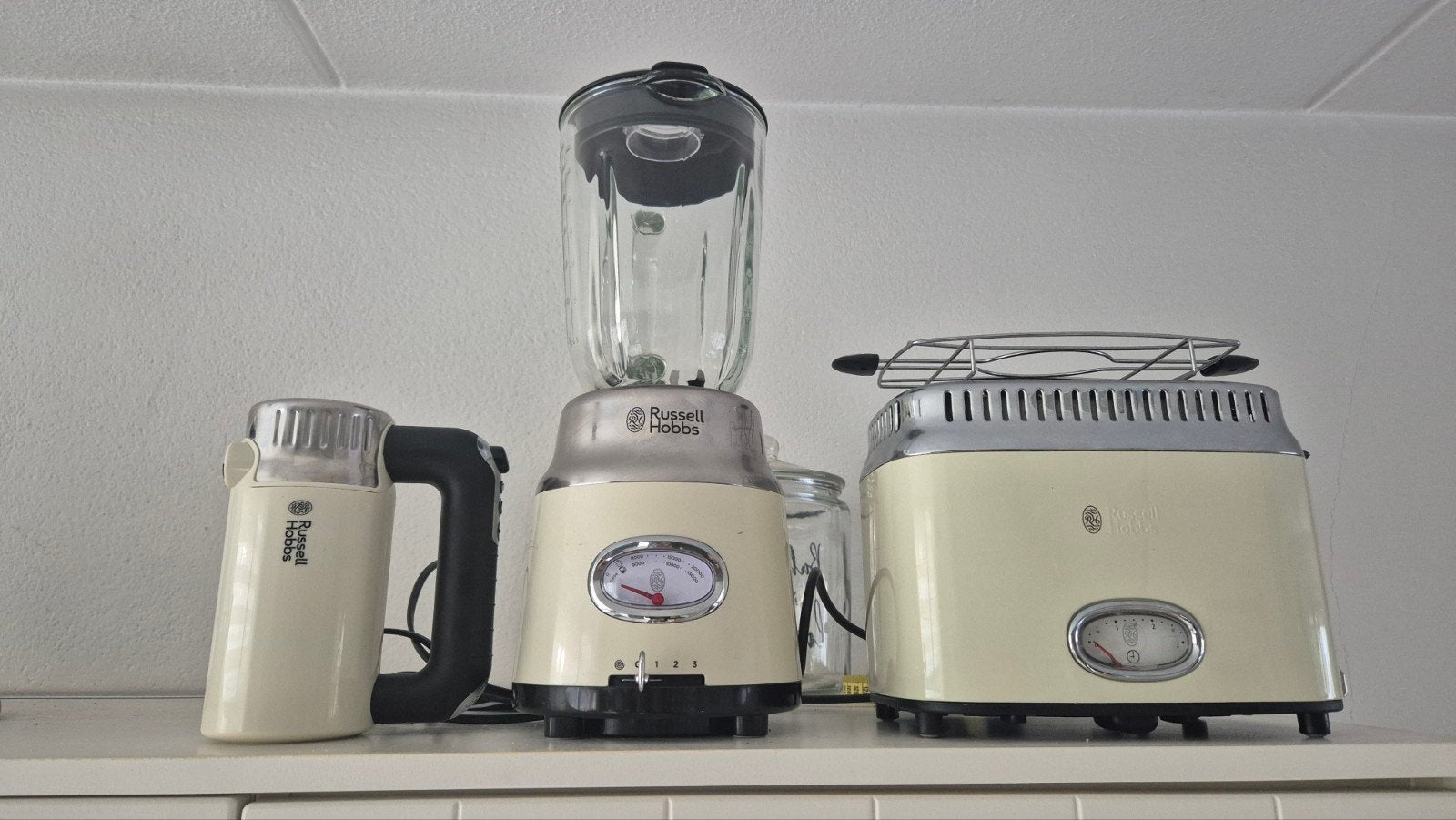 Russell Hobbs keukenmachines: 4 stuks, beige., Ophalen, Gebruikt, Blender