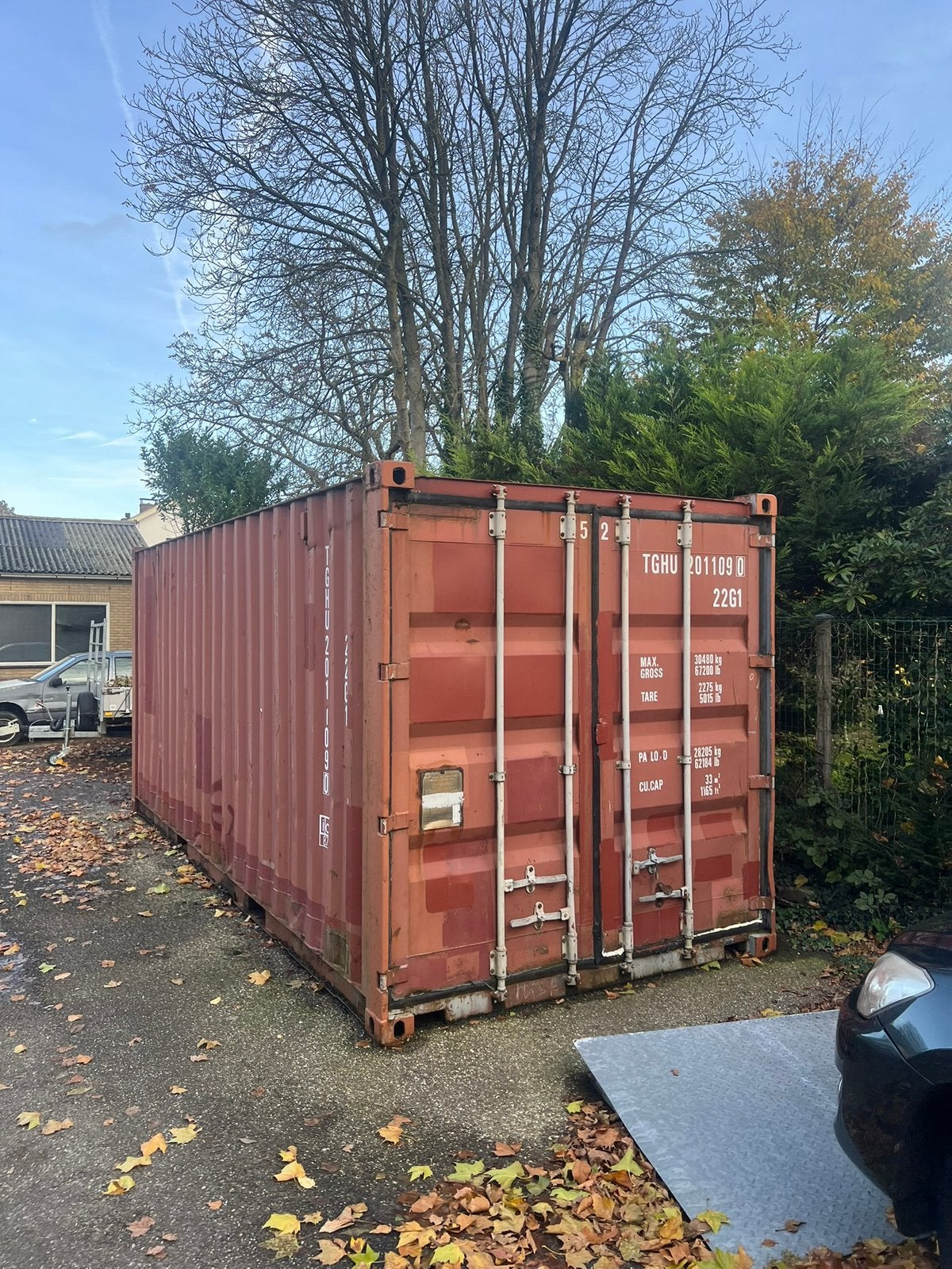 20 ft waterdichte zeecontainer, Ophalen