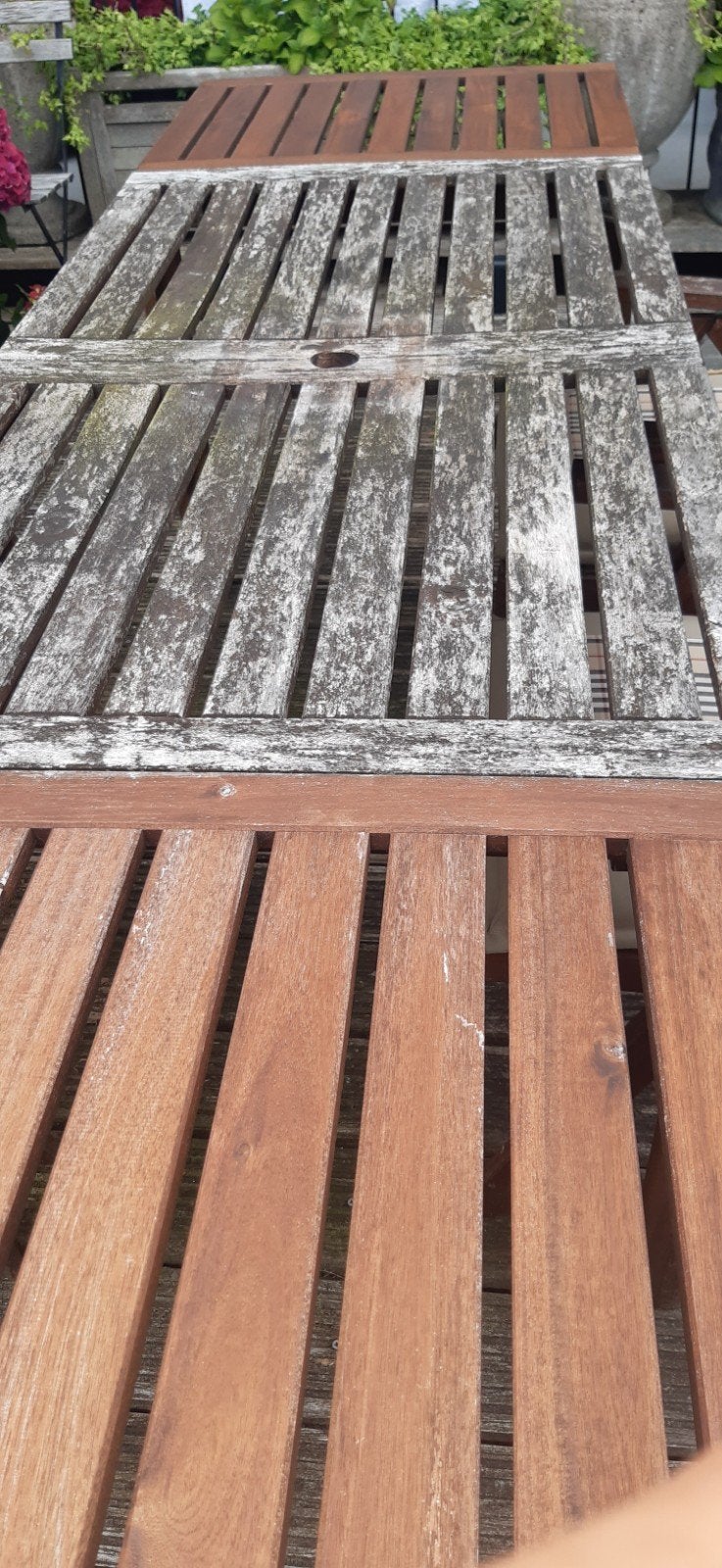 Ikea Applaro tuintafel hout uitklapbaar zie foto's Tafel, Ophalen, Gebruikt, Rechthoekig, Hout