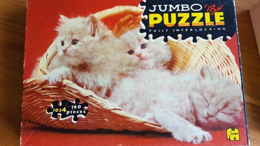 Legpuzzel van poezen Jumbo, Kinderen en Baby's, Speelgoed | Kinderpuzzels, Ophalen, Meer dan 50 stukjes, Gebruikt, 6 jaar of ouder