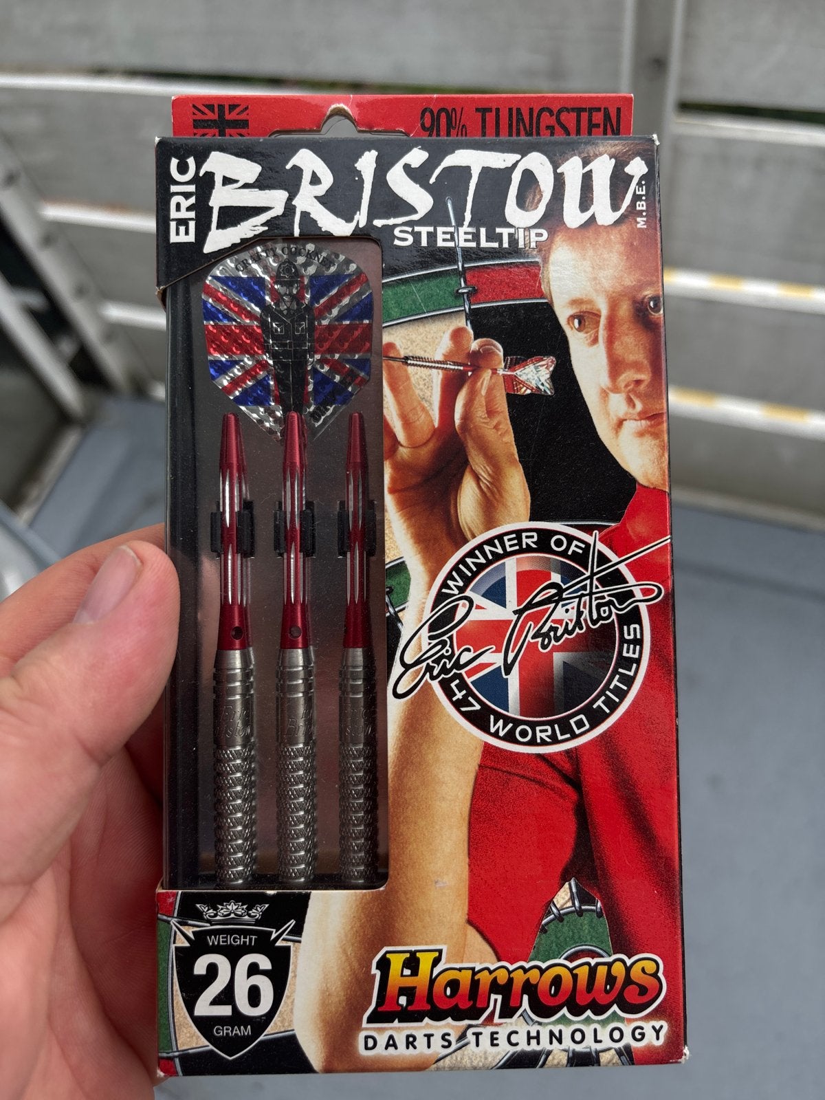 Zeldzame Harrows Eric Bristow Steeltip Darts 26g - Nieuw in, Ophalen of Verzenden, Nieuw, Pijlen