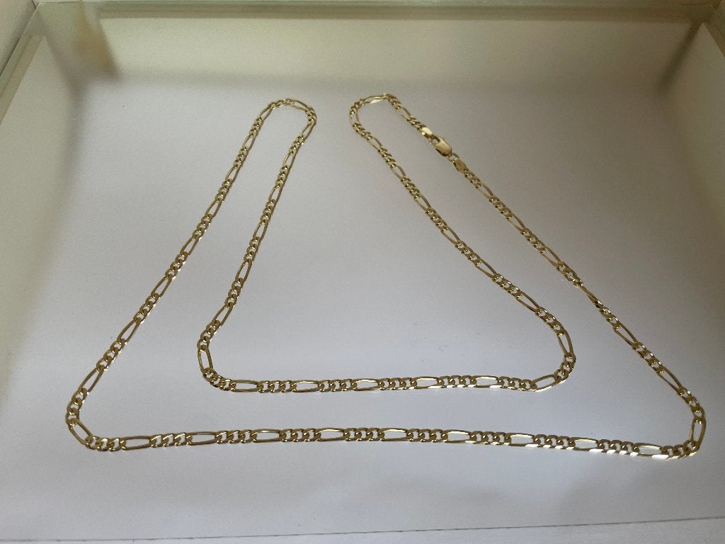 figaro ketting collier goud, Ophalen of Verzenden, Zo goed als nieuw, Goud, Goud