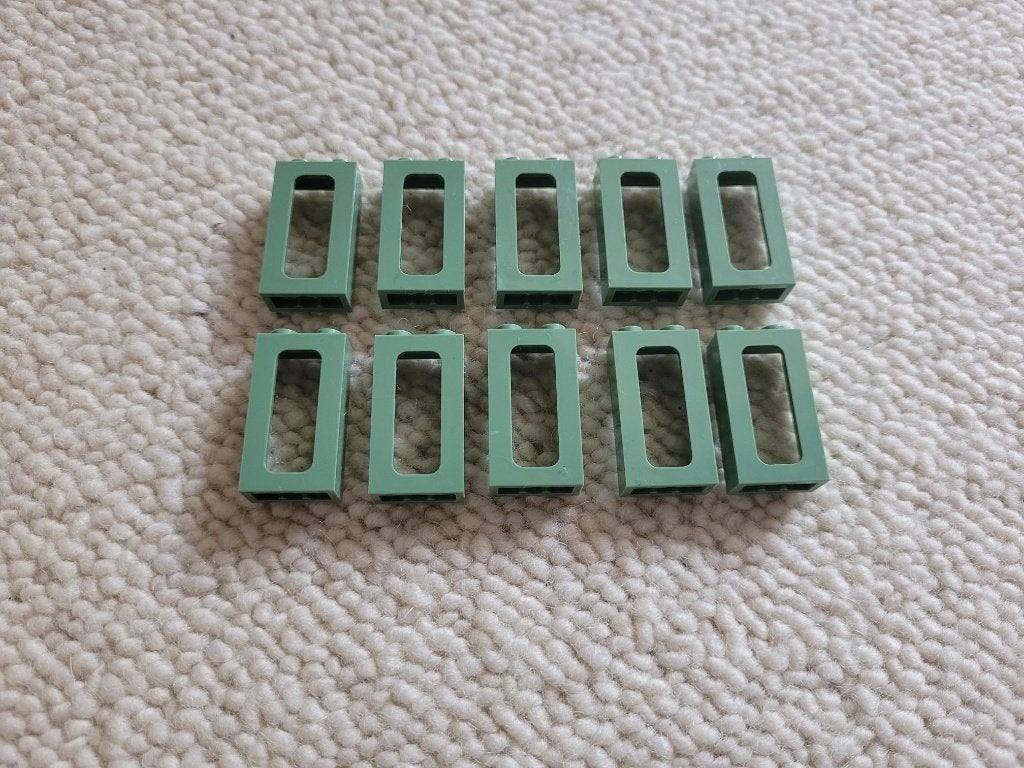 Partij N752=10x Lego trein ramen (Meerdere setjes), Lego, Lego, Lego, Overige typen