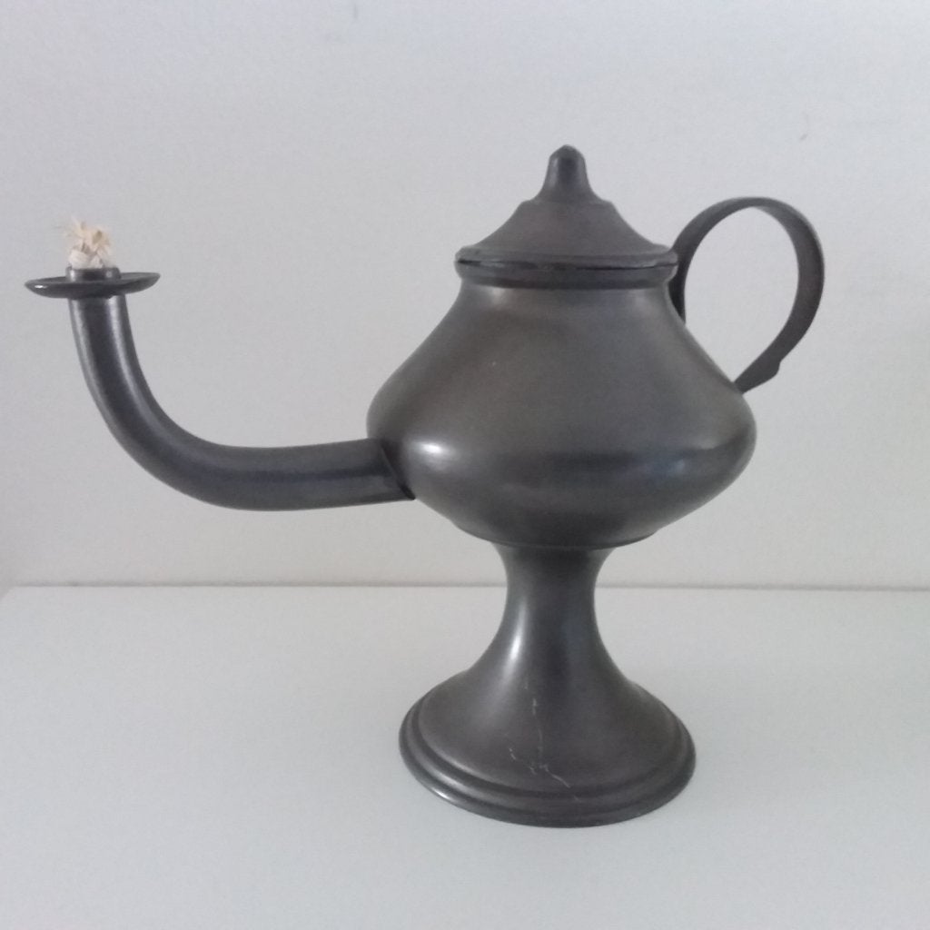 Tinnen olielampje, Ophalen of Verzenden